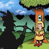 Cartoon: William Tell (small) by toons tagged william,tell,iphone,apple,phone,crossbow,smart,history