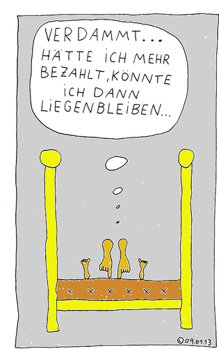 Cartoon: Im Bett 16 (medium) by Müller tagged imbett,bett