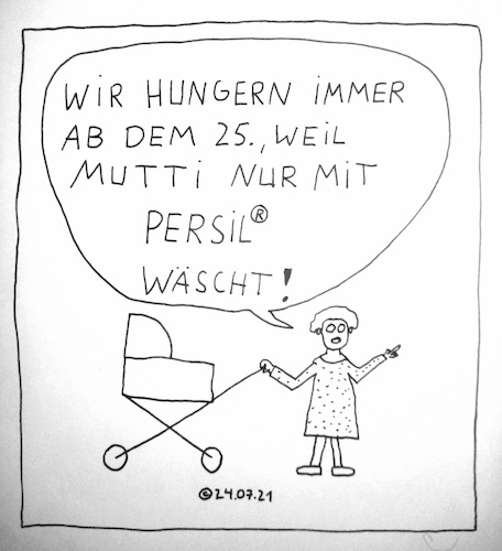 Cartoon: Persil (medium) by Müller tagged hunger,persil