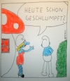 Cartoon: Heute schon geschlumpft? (small) by Müller tagged schlumpf,schlumpfinchen,geschlumpft