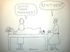 Cartoon: Rentner (small) by Müller tagged geburt,junge,mädchen,rentner