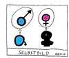 Cartoon: Selbstbild (small) by Müller tagged selbstbild,selfassesment