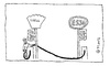 Cartoon: Tankstellen (small) by Müller tagged ölpreis,benzinpreis,wettbewerb,inflation
