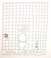 Cartoon: Wahlkabine (small) by Müller tagged wahl,wahlkabine