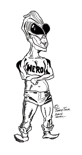 Cartoon: EVERYDAY HERO (medium) by Toonstalk tagged superhero,strong,sexy,belly,cool,adventure,comicbook