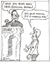 Cartoon: COURTROOM FOLLIES (small) by Toonstalk tagged judge court guilty trial cross examination justice