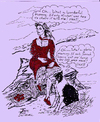 Cartoon: WISHES (small) by Toonstalk tagged dogs young ladies valley moor border collie desires wishes hopes longing lust love