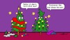 Cartoon: Dressup (small) by tiefenbewohner tagged weihnachtsbaum,dick,kerze,weihnachten,mode,advent,anprobe