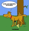 Cartoon: Facebaum (small) by tiefenbewohner tagged facebook twitter hund dog natur baum social network profil update