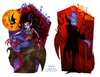 Cartoon: Small evil family (small) by Garvals tagged marceline vampire demon monster adventure time