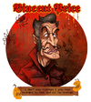 Cartoon: Vincent Price (small) by Garvals tagged vincent price horror demon