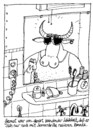 Cartoon: Gernot (small) by schwoe tagged schönheit,sonnebrille,spiegel,ochse,rindvieh,rasieren
