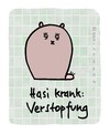 Cartoon: Hasi 18 (small) by schwoe tagged hasi,hase,verstopfung,obstipation,abführmittel,dick