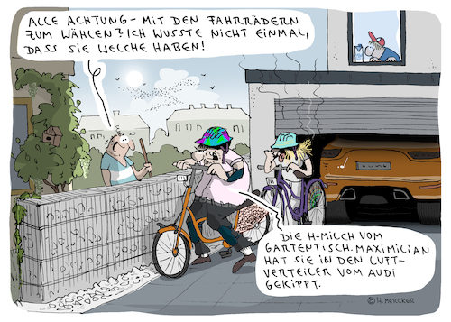 Cartoon: Wählen (medium) by H Mercker tagged wahl,bundestag,bundestagswahl,tagesaktuell,mercker,cartoon,auto,suv,kritik,klimaschutz,klima,umwelt,natur,fahrrad,wählen,btw,2021,presse,wahl,bundestag,bundestagswahl,tagesaktuell,mercker,cartoon,auto,suv,kritik,klimaschutz,klima,umwelt,natur,fahrrad,wählen,btw,2021,presse