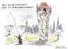 Cartoon: In der Wortspielhölle (small) by H Mercker tagged burkaverbot,medien,diskussion,cartoon,mercker,tagesaktuell,meinung,verbot,märchen,rapunzel,burg,haar