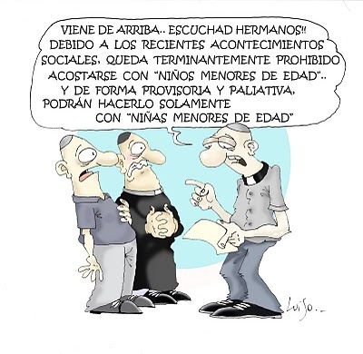 Cartoon: Curitas (medium) by Luiso tagged catolicism