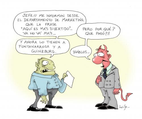 Cartoon: Homenaje (medium) by Luiso tagged humoristas
