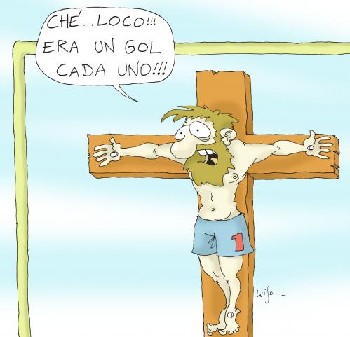 Cartoon: Juan Cruz 4 (medium) by Luiso tagged cruz