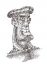 Cartoon: face (small) by Luiso tagged face