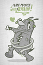 Cartoon: hug me (small) by bkopf tagged bkopf,like,people,with,brain,zombi,hug,me