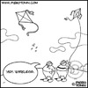 Cartoon: Wireless technology (small) by Piero Tonin tagged piero,tonin,kite,kites,wireless,technology,internet,wifi
