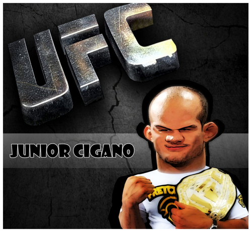 Cartoon: Junior Ciganp (medium) by Dan Artes tagged ufc