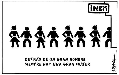 Cartoon: Dia de la mujer trabajadora (medium) by jrmora tagged mujer,trabajo,empleo,paro,desempleo