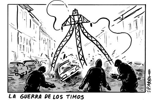 Cartoon: Facturas electricidad spain (medium) by jrmora tagged luz,electricidad,factura,gasto,consumo