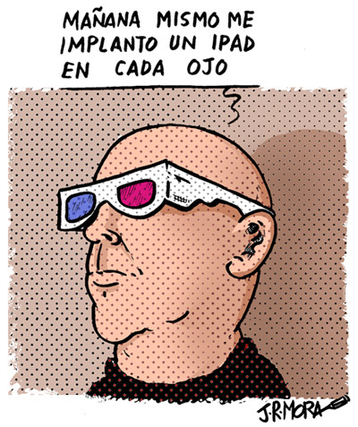 Cartoon: Ipad (medium) by jrmora tagged apple,ipad