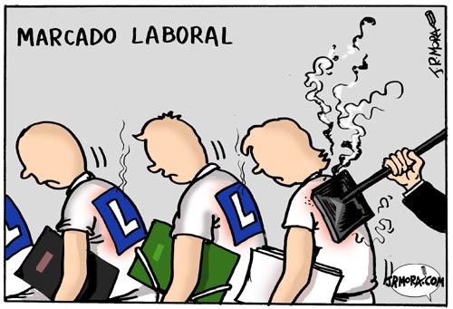 Cartoon: Trabajo (medium) by jrmora tagged empleo,trabajo,laboral,mercado,