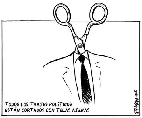 Cartoon: Trajes politicos (medium) by jrmora tagged politica,spain,ayuntamientos