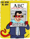 Cartoon: Diario ABC acusa y juzga (small) by jrmora tagged aitana,error,prensa,abc