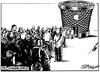 Cartoon: Queues for mobile (small) by jrmora tagged mobile,queue,iphone