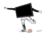 Cartoon: Television (small) by jrmora tagged television,futbol