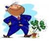 Cartoon: Make That Money Tree Grow! (small) by monsterzero tagged humor,piss,clipart