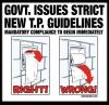 Cartoon: this time they have gone too far (small) by monsterzero tagged toilet paper government 