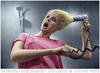 Cartoon: Oops (small) by BenHeine tagged hair dryer reverse funny oops scream woman bathroom photography digitalpainting benheine