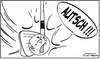 Cartoon: ohne Titel (small) by cwtoons tagged sport,golf,ball,club,schläger,wetter,saison