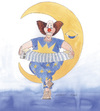 Cartoon: Mann im Mond (small) by kocki tagged zirkus,kind,träume,gute,nacht