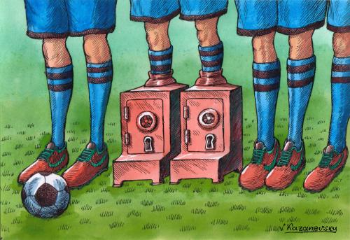 Cartoon: EURO 2008 - 4 (medium) by Kazanevski tagged no
