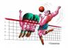 Cartoon: Volleyball (small) by Kazanevski tagged no,tags,