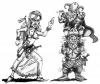 Cartoon: Wenn Elfen und Zwerge streiten.. (small) by Harlekin1979 tagged lord,of,the,rings,herr,der,ringe,fantasy,fantasie,elfen,zwerge,dwarfs,elbs,elves,elben,elfen,märchen,zauber,wizard,zauberer,bart,