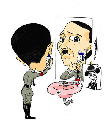 Cartoon: Hitler (medium) by Fredy tagged politics