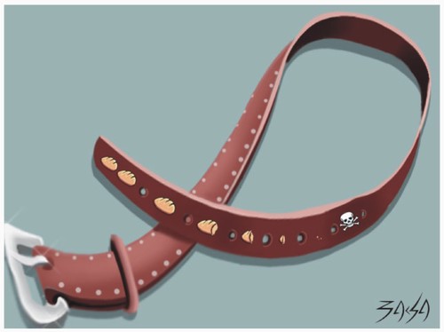 Cartoon: Belt (medium) by bacsa tagged belt