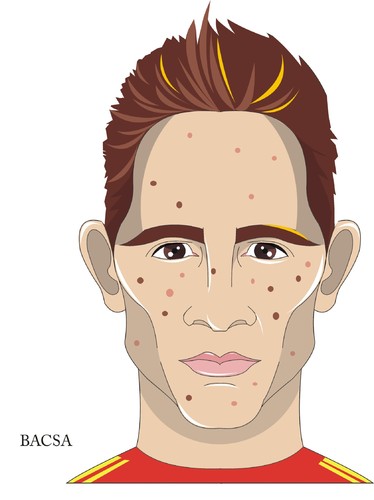 Cartoon: Fernando Torres (medium) by bacsa tagged torres
