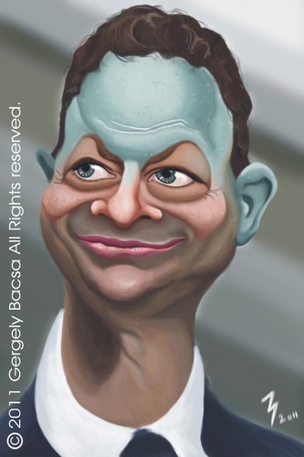 Cartoon: Gary Sinise (medium) by bacsa tagged gary,sinise