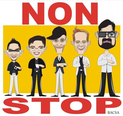 Cartoon: Non Stop (medium) by bacsa tagged non,stop