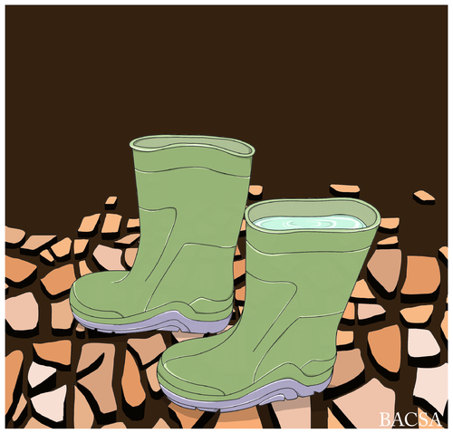 Cartoon: Water (medium) by bacsa tagged water