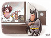 Cartoon: Bat Man (small) by bacsa tagged bat,man