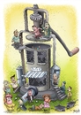 Cartoon: No Comment (small) by bacsa tagged bar